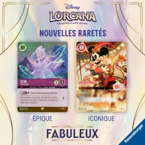 Nouvelles raretés disney lorcana