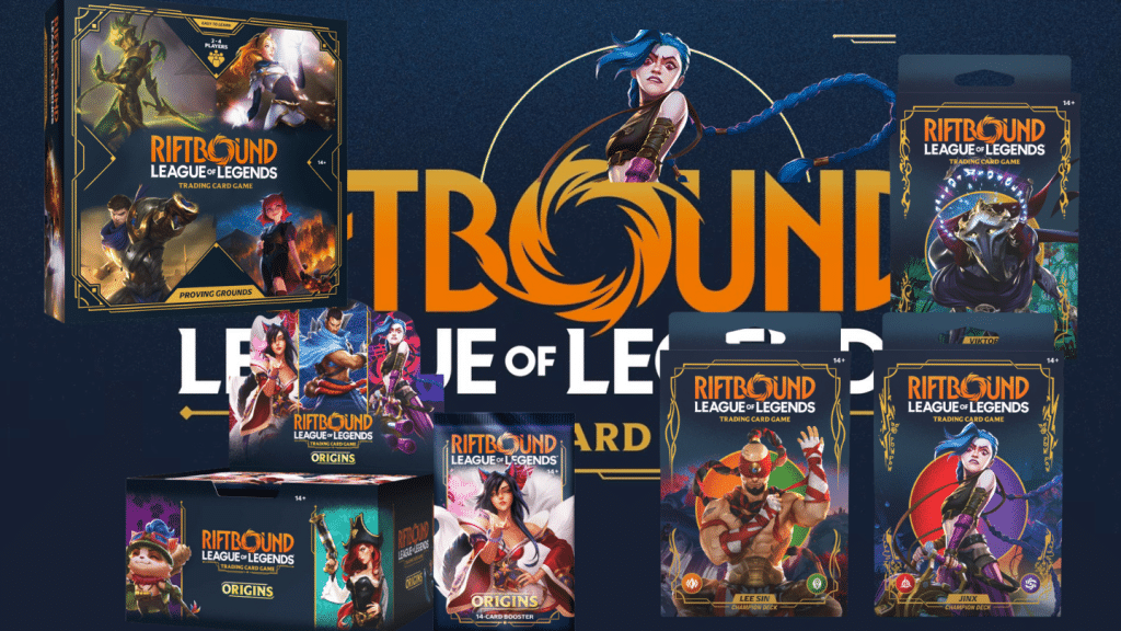 Produits du jeu de carte riftbound Origin's