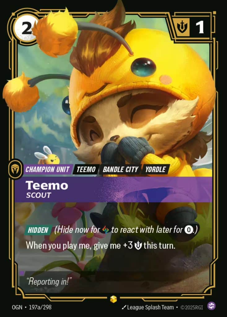 Teemo alternatif riftbound league of legends