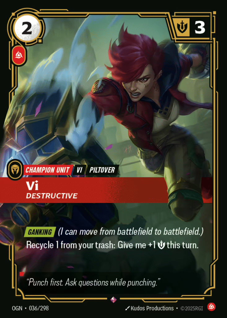 Vi jeu de carte Riftbound Origins