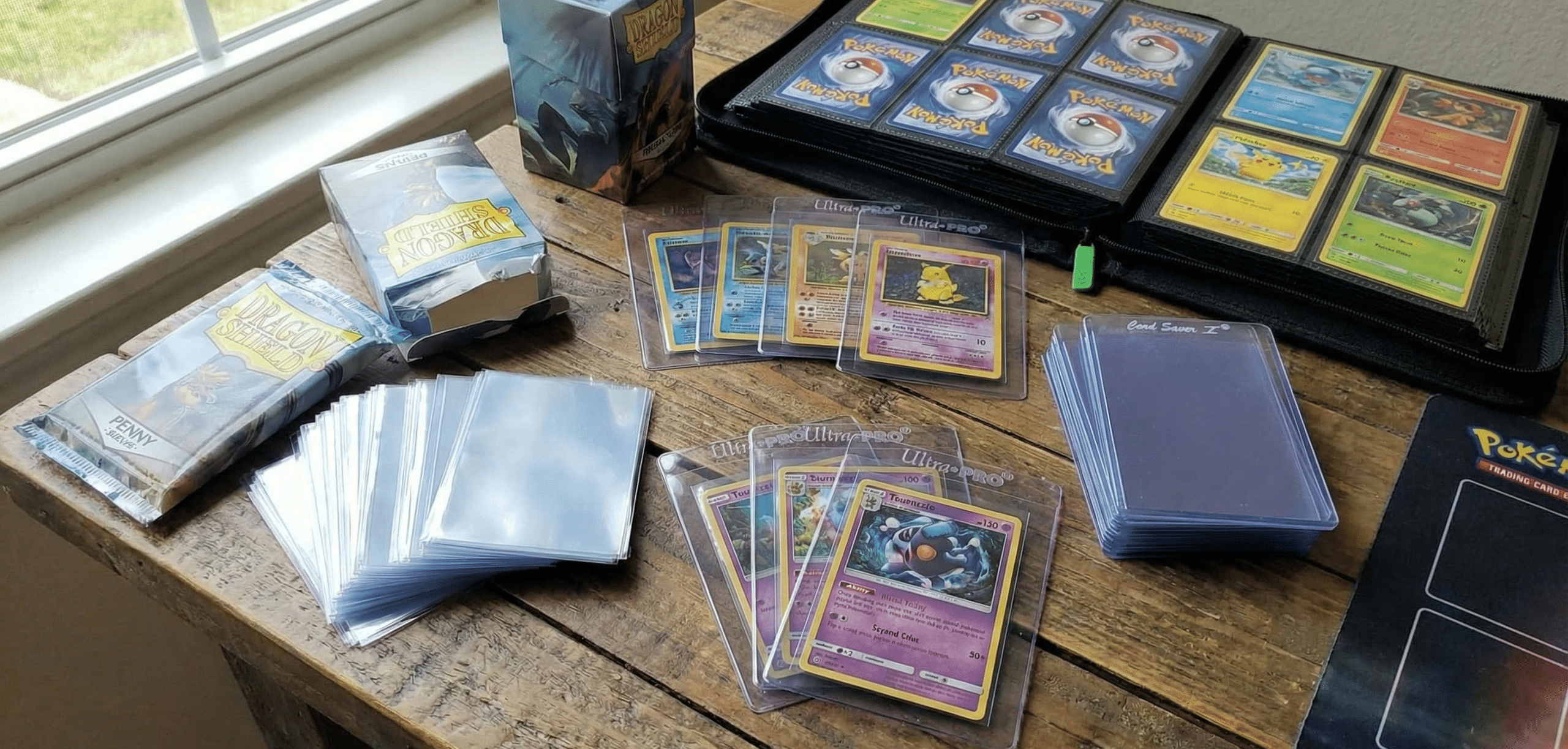 Protection cartes sleeves